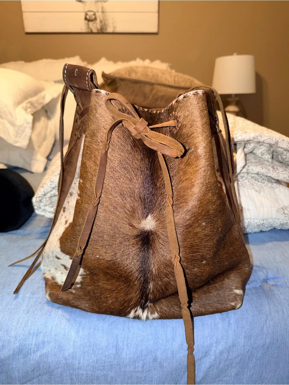 Gypsy Belt Co - Cowhide and Leather Nikki Purse